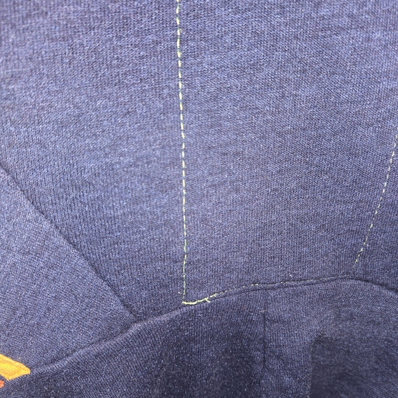 Aviator Nation Blue Zip-Up Hoodie with coloful Stripe! - Picture 9 of 11